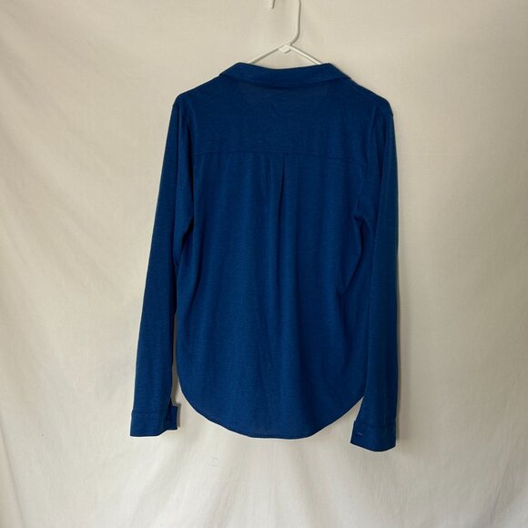 Stio Button Up Shirt Blue Women's M Gorpcore - Picture 3 of 5